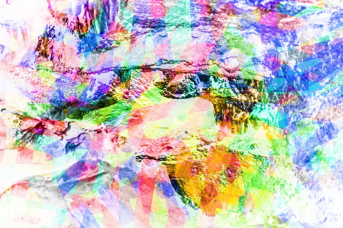 Abstract cave artwork