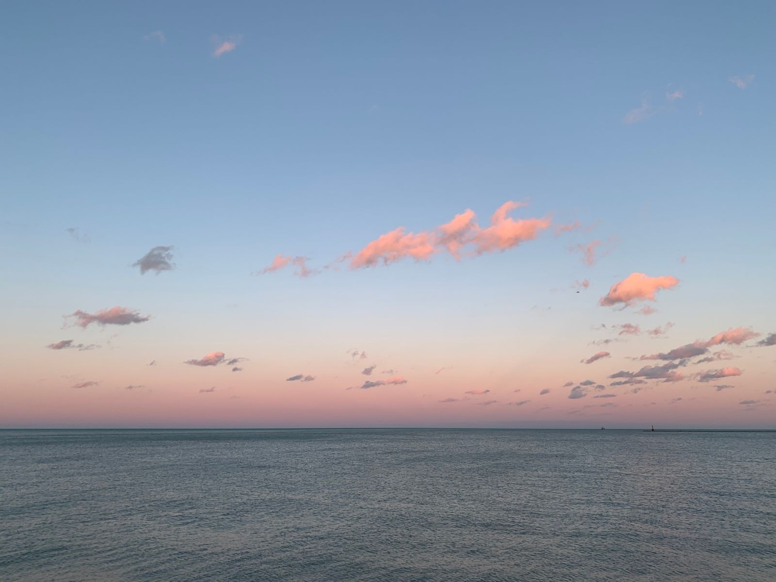 Lake Michigan at sunset