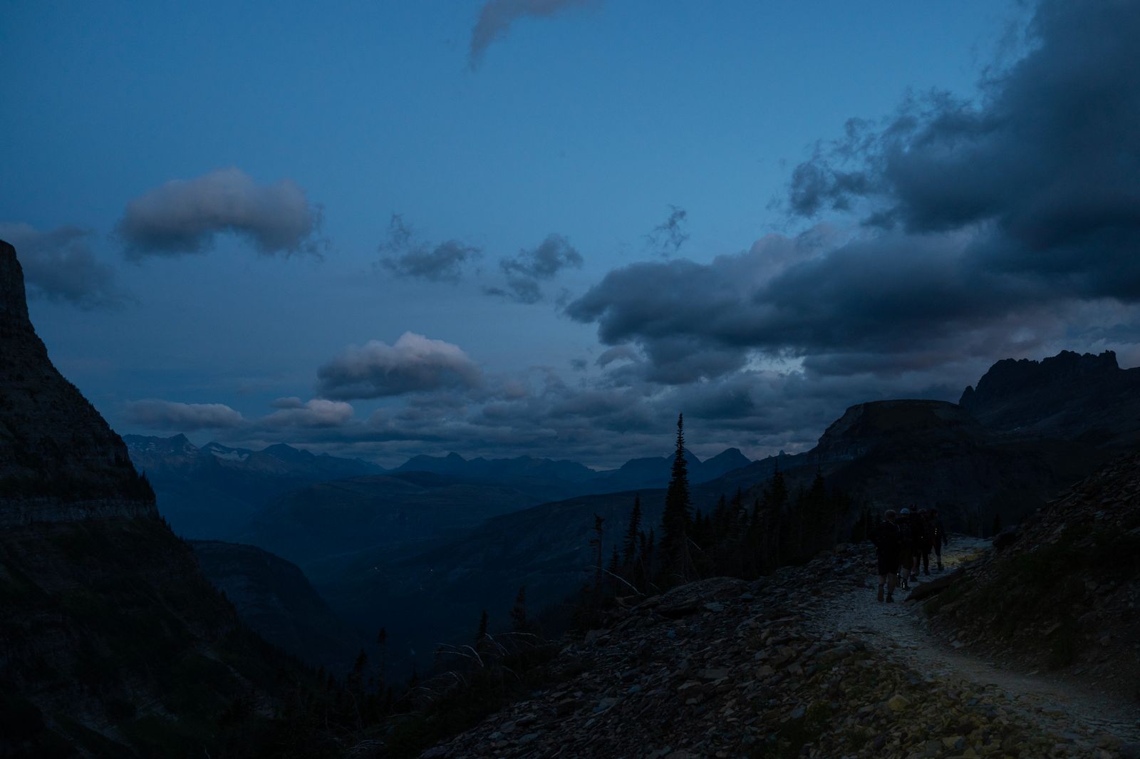 Highline trail early in the morning